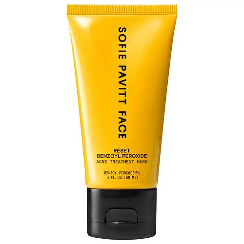 Sofie Pavitt Face 5% Benzoyl Peroxide Acne Treatment Mask with Glycolic Acid