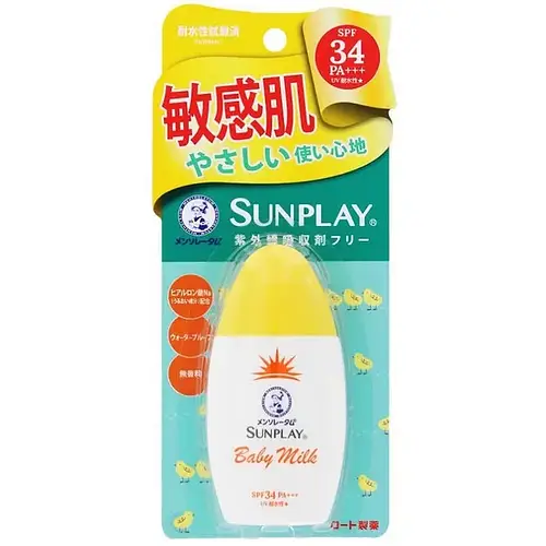 Rohto Mentholatum Sunplay Sunblock Baby Milk SPF 34 PA +++