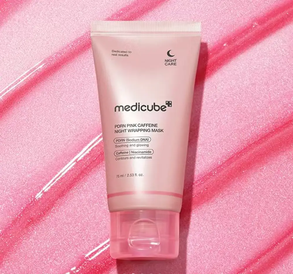 MediCube PDRN Pink Caffeine Overnight Wrapping Mask