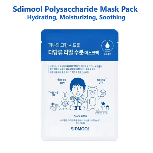 Sidmool Polysaccharide Real Moisturizing Soothing Mask Pack