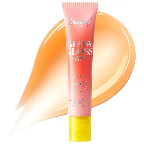 Supergoop! Glow Gloss Lip Balm SPF 40 Strawberry Spritz