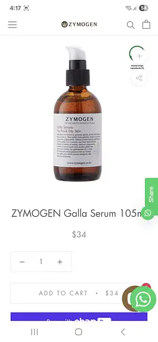 Zymogen Galla Serum