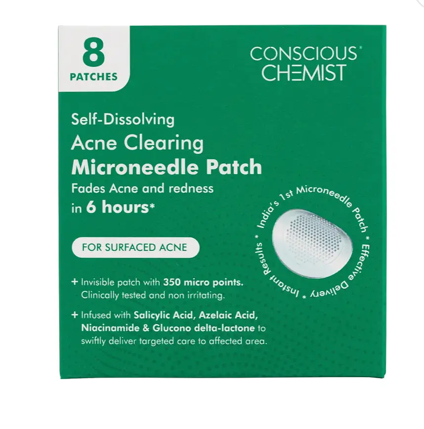 Conscious Chemist Self Dissolving Microneedle Acne Patches