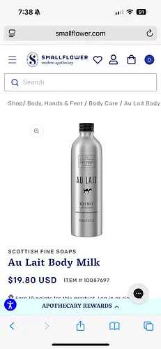 Scottish Fine Soaps Au Lait Body Milk