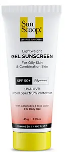 Sunscoop Lightweight Gel Sunscreen For Oily & Combination Skin SPF 50+