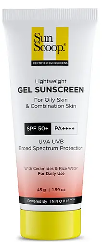 Sunscoop Lightweight Gel Sunscreen For Oily & Combination Skin SPF 50+