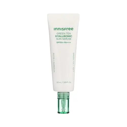 innisfree Green Tea Hyaluronic Sun Serum SPF 50+