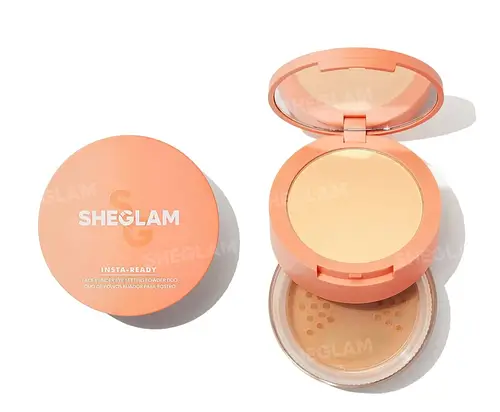 SHEGLAM Insta-Ready Face & Under Eye Setting Powder Duo Cocoa Loco