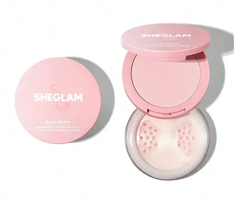 SHEGLAM Insta-Ready Face & Under Eye Setting Powder Duo Bubblegum