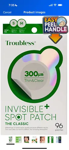Troubless Invisible Spot Patch Classic