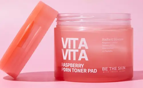 Be The Skin Vita Vita Raspberry PDRN Toner Pad