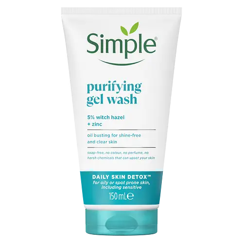 Simple Skincare Daily Skin Detox Purifying Face Wash UK