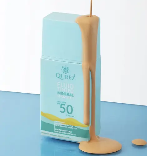 Qurez Fluid tinted mineral sunscreen