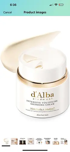 D'Alba Piedmont Italian White Truffle Intensive Grinding Cream