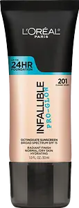 L'Oreal Infallible Pro-Glow Foundation 201 Classic Ivory