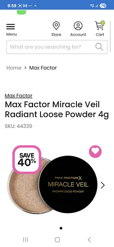 Max Factor X Miracle Veil Radiant Loose Powder