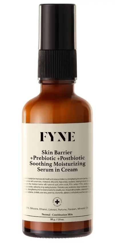 Fyne Skin Barrier +Prebiotic +Postbiotic Soothing Moisturizing Serum In Cream