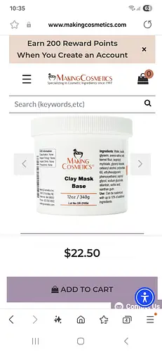 Makingcosmetics Clay Mask Base