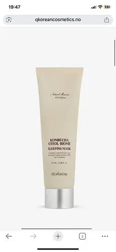Elishacoy Kombucha Gyeol-Biome Sleeping Mask