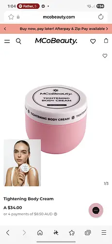 MCoBeauty. Tightening Body Cream