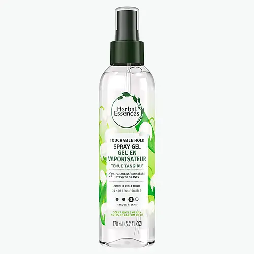 Herbal Essences touchable hold spray gel
