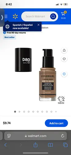 Covergirl TruBlend Matte Made Liquid Foundation Soft sable