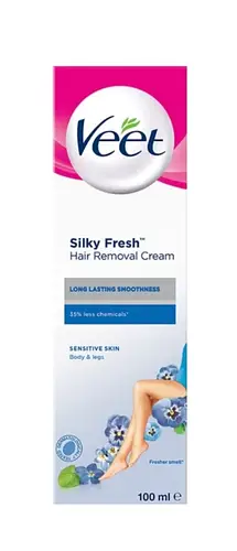 Veet Silky Fresh Cream Hair Removal for Sensitive Skin