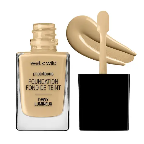 Wet n Wild Photo Focus Dewy Liquid Foundation Makeup Cream Beige