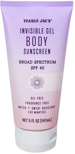 Trader Joe's Invisible Gel Body Sunscreen SPF 40