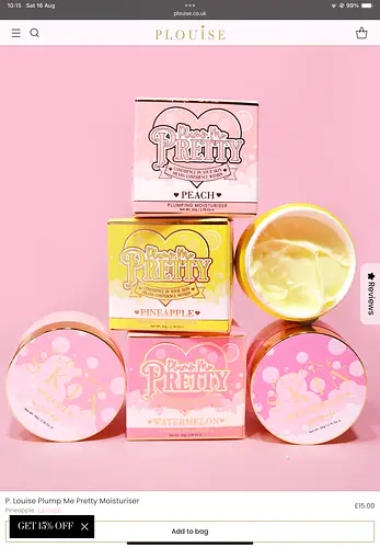P. Louise Pineapple moisturiser