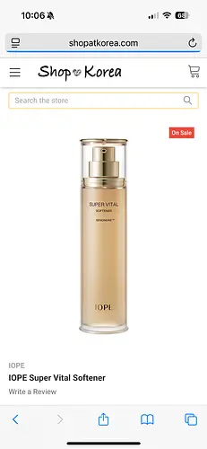 Iope Super Vital Softener