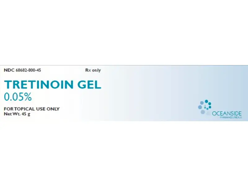 Oceanside Pharmaceuticals Tretinoin Gel 0.05%