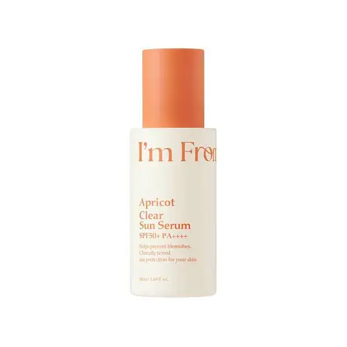 I'm from Apricot Clear Sun Serum SPF50+ Pa++++