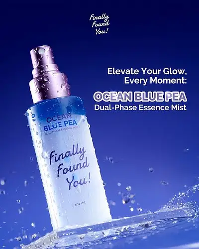 Finally Found You! Ocean Blue Pea Dual-Phase Essence Mist