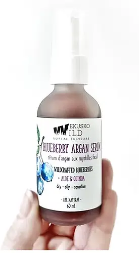 Wekusko Wild Blueberry Argan Milk Serum