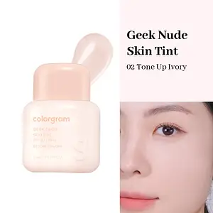COLORGRAM Geek Nude Skin Tint SPF30 PA++ 02 Tone Up Ivory