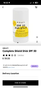 Woolworths Complete Shield Stick SPF 50