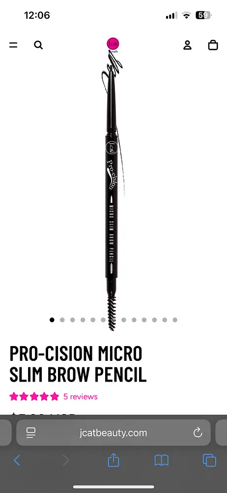 J.Cat Beauty Pro-cision Micro Slim Brow Pencil