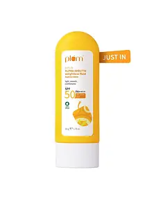 Plum Goodness Yuzu & Alpha Arbutin Weightless Fluid Sunscreen SPF 50