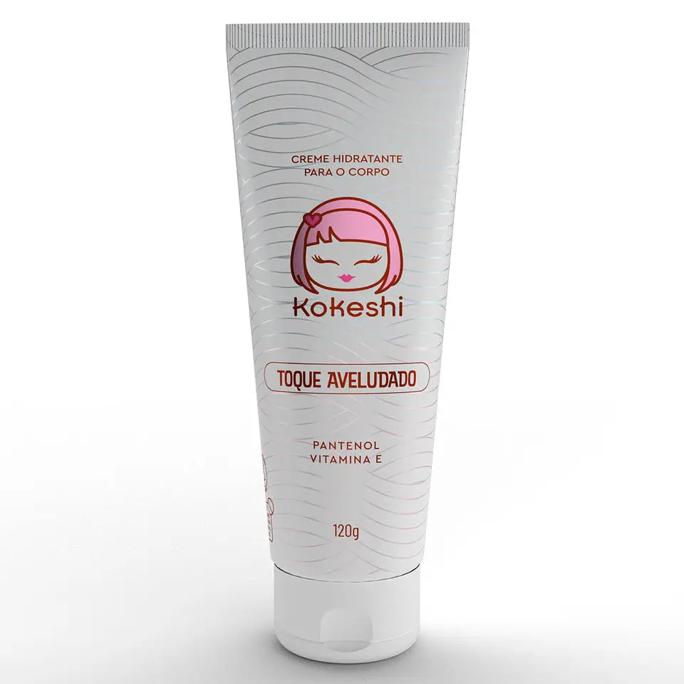 Kokeshi Toque Aveludado Creme Hidratante Para O Corpo