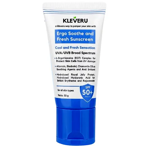 Kleveru Ergo Soothe And Fresh Sunscreen SPF 50+