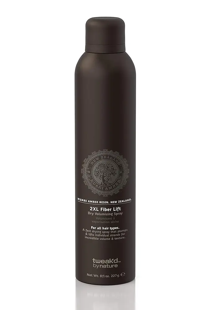 Tweak'd by Nature 2XL Fiber Lift Dry Volumizing Spray Kauri Amber Resin