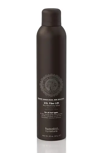 Tweak'd by Nature 2XL Fiber Lift Dry Volumizing Spray Kauri Amber Resin