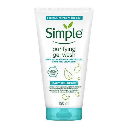 Simple Skincare Daily Skin Detox Purifying Face Wash