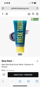 Dear Doer Body Scrub Break