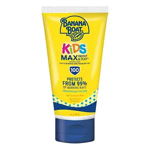 Banana Boat Kids Max Protect & Play Lotion Sunscreen Broad Spectrum SPF 100
