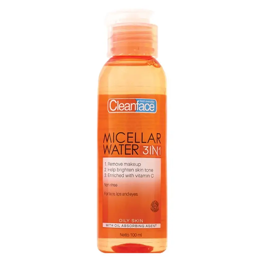 Cleanface Micellar Water 3 In 1 Oily Skin