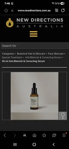 New Directions Aromatics Anti-Blemish & Correcting Serum