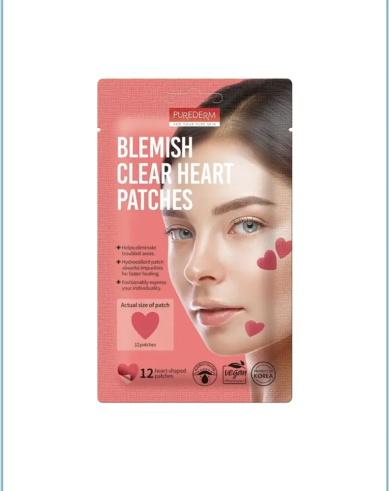 Purederm Blemish Clear Heart Patches
