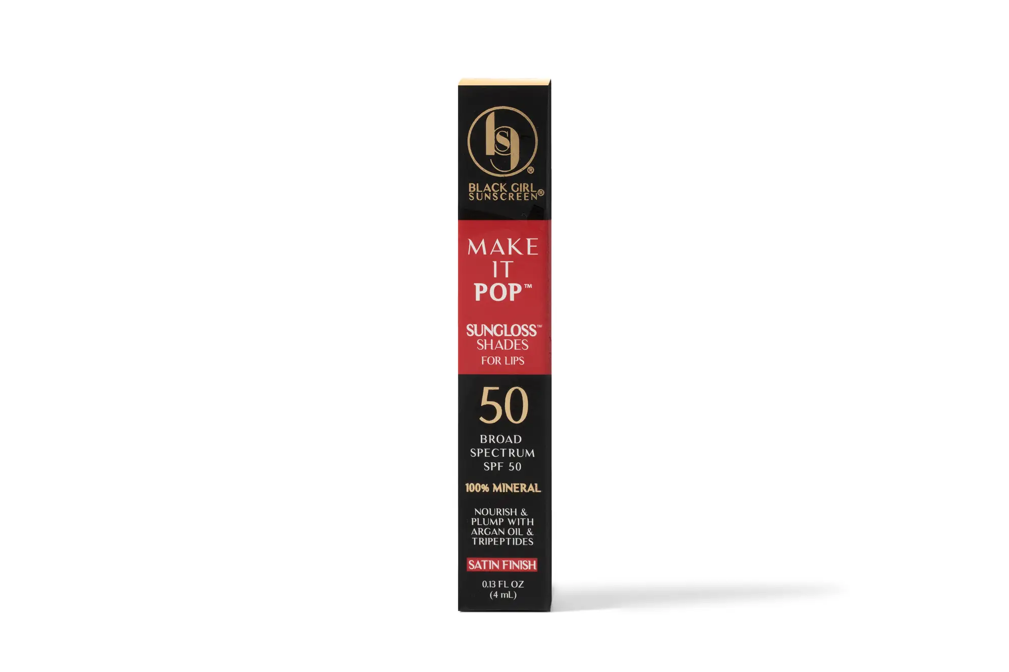 Black Girl Sunscreen Make It Pop Sungloss SPF 50 French Kiss